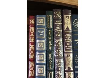Lot Of 8 Easton Press Leather Bound Books With The Arabian Nights, The Jungle Books, The Hunchback Of Norte