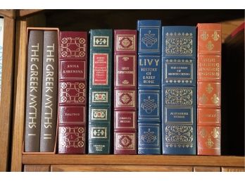 Lot Of 6 Easton Press Leather Bound Books - Anna Karenina, Great Expectation, The Count Of Monte Cristo & More