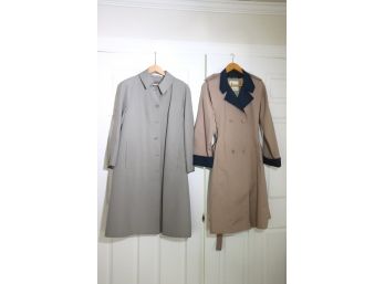 Two Ladies Trench-Coats By Misty Harbor