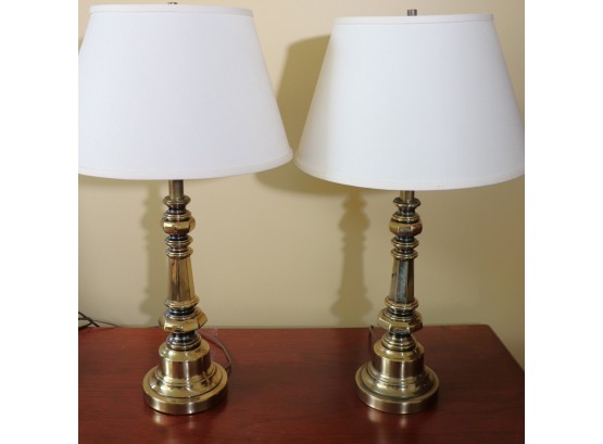 Pair Of Quality Federal/ Colonial Style Table Lamps