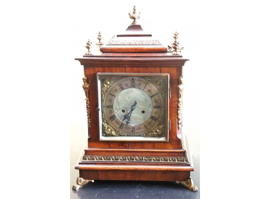 Very Ornate Waterbury Time & Strike Shelf Clock