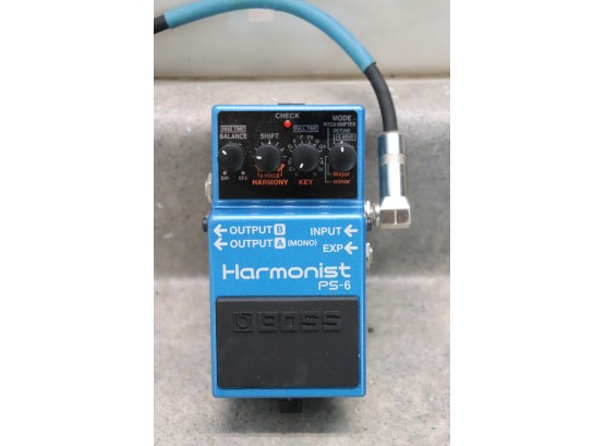 Boss Harmonists Ps- 6 Guitar Foot Pedal