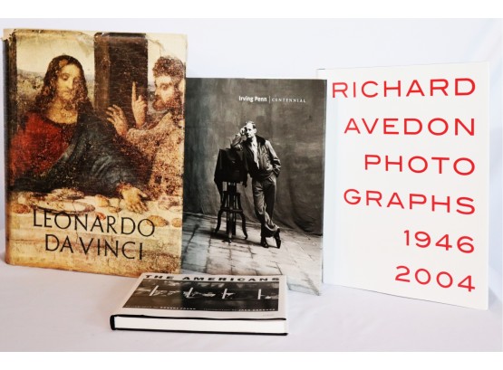 The Americans, Leonardo Davinci Art Book 1953, Irving Penn Centennial & Richard Avedon Photographs 1946-20