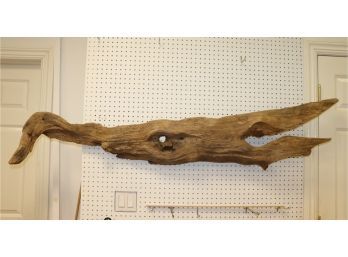 Large Piece Of Driftwood Great For Home Decor Measures Approx. 68 Inches Long!