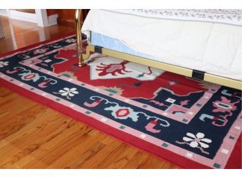 Stylish Hand-Woven Area Rug Approx. 130 Inches Long X 101 Inches Long