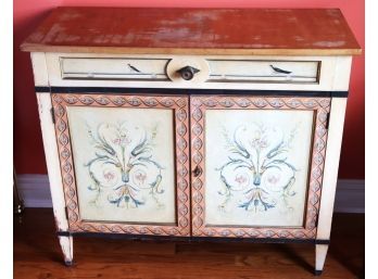 Pretty Painted Chest From The Beacon Hill Collection / Rustic Shabby Chic Finish