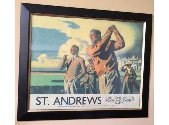 St. Andrews  The Home Of The Royal And Ancient Game Framed Poster Print