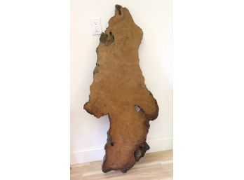 Rough Cut Wood Slab With Natural Edges Approx. 22 Inches X 48 Inches