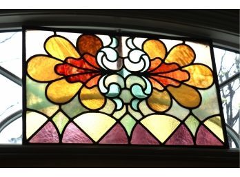 Stunning Piece Of Stained Glass With Amazing Colors Throughout