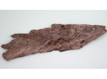 Large Piece Of Driftwood Decor Approx. 56 Inches  X16 Inches Resembling Fish Design!