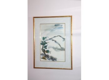 Edward Winslow Watercolor Painting In The Style Of Japanese Artwork