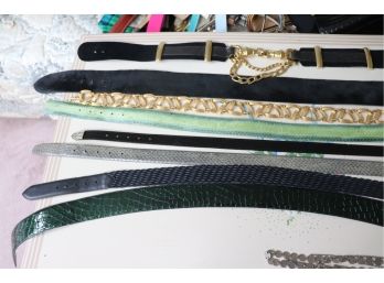 Womens Belts Includes Carlisle Reptile Print, WCM New York Genuine Leather, Assorted Styles Size S/M
