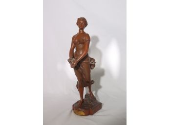 Souvenir Par E. Drouot Mdaille Beaux Arts Bronze Paris Signed By Artist