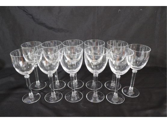 Collection Of 11 Tiffany & Co Wine Glasses