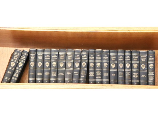 Large Collection Of Collier Harvard Classics Books Includes Assorted Titles & Authors As Pictured