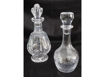 Gorgeous Waterford Crystal Decanter With A Stopper Includes A Pretty Glass Decanter