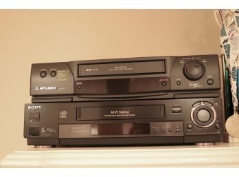Mitsubishi HS-U790 & Sony SLV- M91hf VCR Recorders