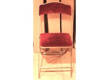 13 Quality Red Velvet Folding Chairs By Fitz & Co Quality Chairs