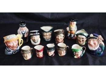 Large Collection Of Vintage Royal Doulton Portrait Cups/ Miniatures