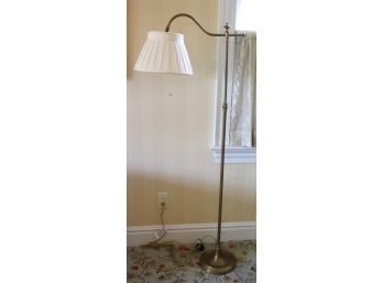 Quality Adjustable Brass Floor Lamp With Foot Pedal, Underwriters Laboratories