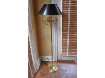Brass Toleware Floor Lamp From Portable Luminaires