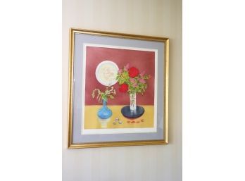 Signed Print By Jane Freihihen 39/75 In A Quality Matted Frame