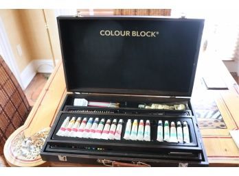 Colour Block Art Supplies With Case