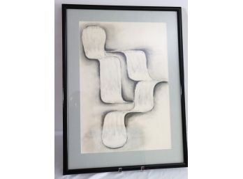 Abstract Print In A Matted Frame By DPK 79