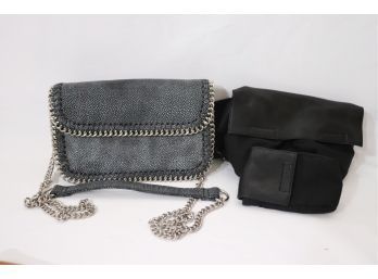 Prada Fanny Pack & Sondra Roberts Textured Bag With Chain