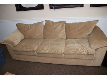 Modern Style Camel Colored 3 Seat Sofa