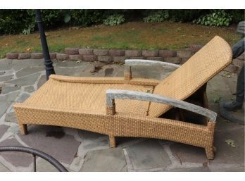 Gloster Furniture Weather Wicker Chaise Lounge