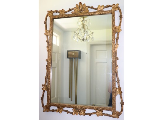 Decorative Wall Mirror With Acorn & Oak Leaf Design