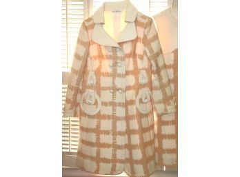 Vintage Holt Renfrew Sleeveless Dress & Overcoat, Made In France