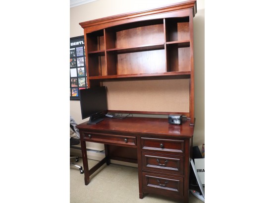 Desk And Hutch Contents Are Not Included