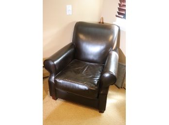 Small Kid Size Accent Chair  Leather Material