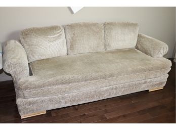 Light Brown Fabric Sofa