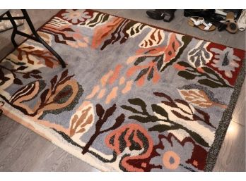 Signed Ruth Zarfati Arbel Wool Carpet From Israel