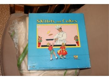 Vintage Board Game By Milton Bradley Called “Skillets And Cakes”.