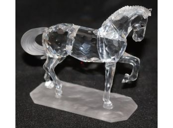 Swarovski Crystal Horse On Base
