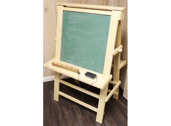 Small Wood Easel, White Board Needs Replacement Measures