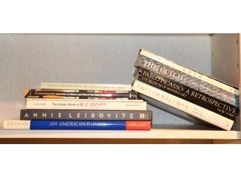 Collection Of Books Includes Erte, Picasso, Annie Leibovitz, An American In Paris & More