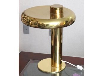 Unique MCM Style Brass Table Lamp