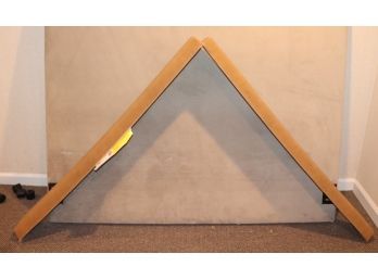 Full Size Gymnastic Pad & Resilite Folding Balance Beam, Padded Cushion