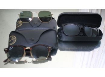 Womens Ray Ban Sunglasses Includes Rayban & Revo With Cases