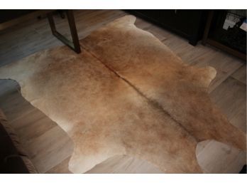 Cowhide Rug Approximately 82 Inches X 92 Inches