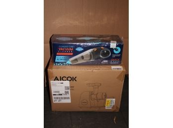 Alcok Juicer Item No AMR521 & Zabba Quick & Easy Portable Car Vacuum