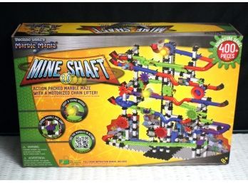 Mine Shaft Marble Mania Game, New In Box 400 Plus Pieces! Action Packed Marble Maze