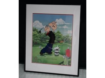 Popeye The Sailor Man Sericel Limited Edition 701/1000 King Features 1998 By Myron Waldman