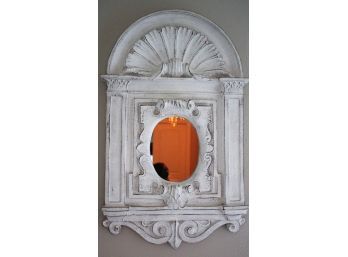 Mirror From Small Indulgences With A Nice Whitewash Finish Ceramic Like Material, Very Pretty