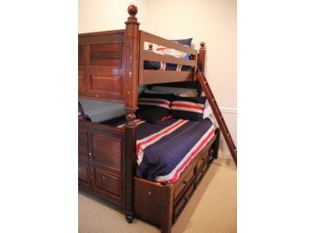 Bunk Bed With Storage That Separates Into 2 Beds Made By Young America
